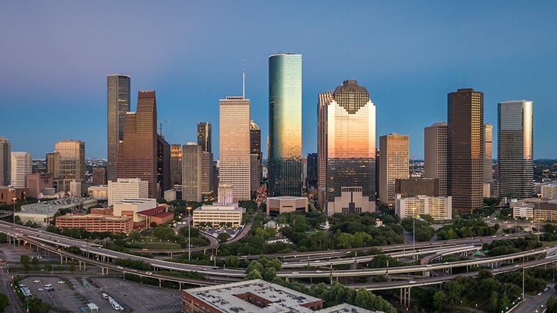Essential Economics Houston skyline