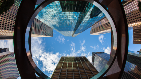 downtown houston cityscape