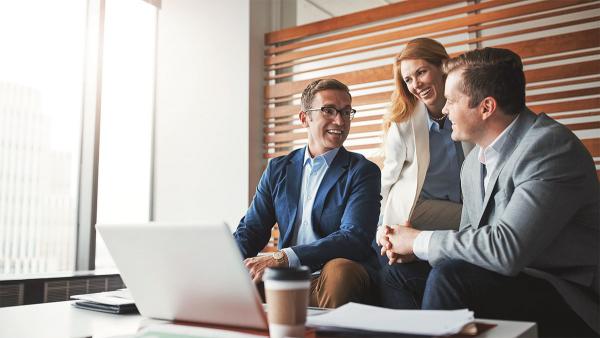 businesspeople collaborating